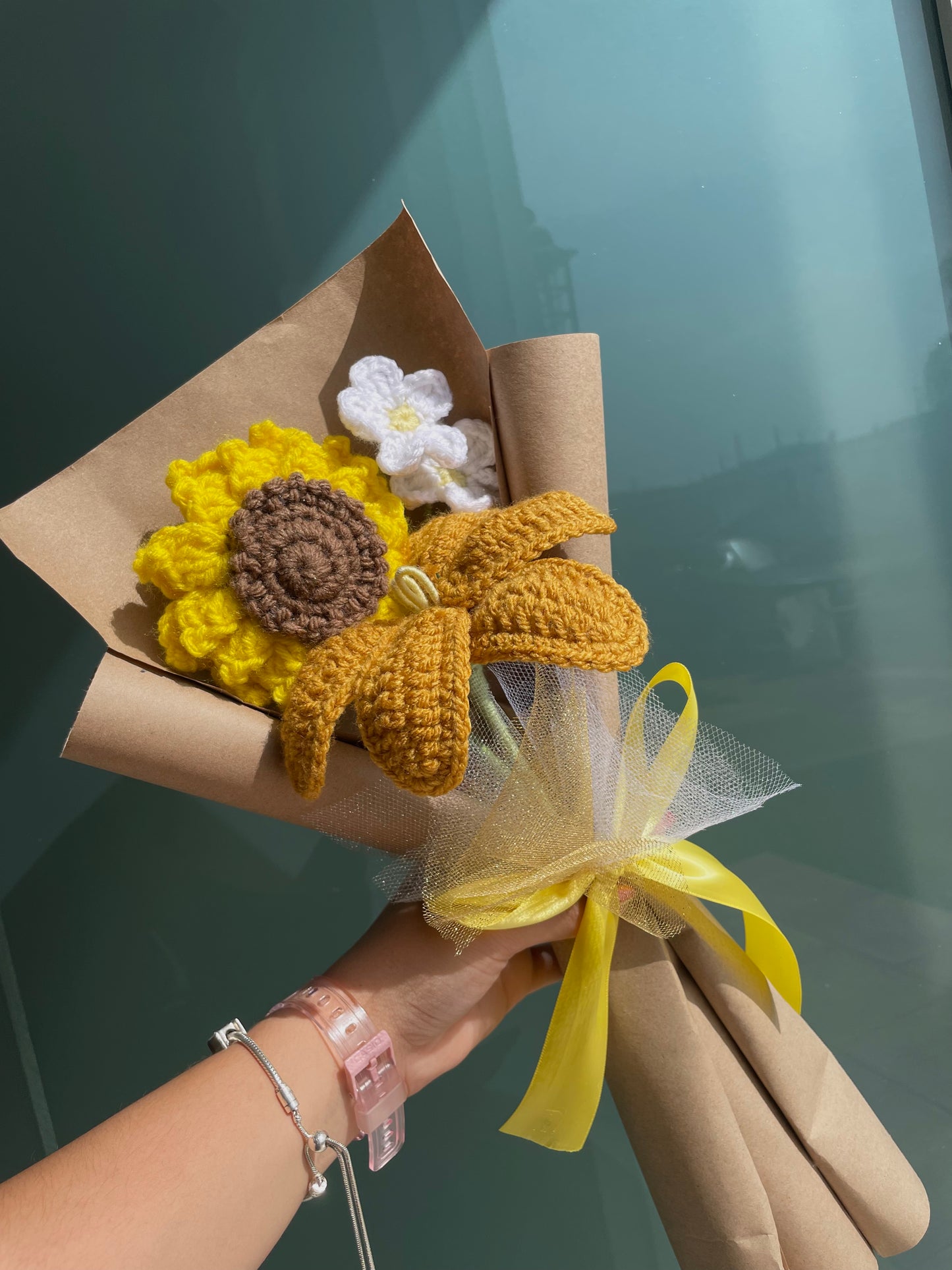 All in yellow bouquet